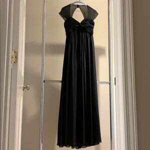 Black evening gown